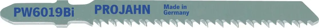 Projahn Bi-Metall Stichsägeblätter Typ PW6019Bi (ähnlich T101AIF) , Zahnteilung 1,9 mm, Stoßzahnung, Schnittlänge 55 mm (5 Stück)-63121