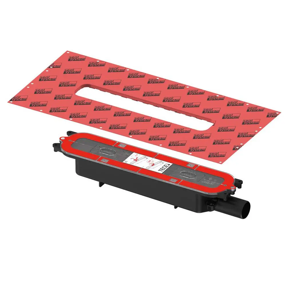 TECE Ablauf drainprofile flach, Auslauf seitlich, DN 40-673001 TECE Ablauf drainprofile flach, Auslauf seitlich, DN 40-673001