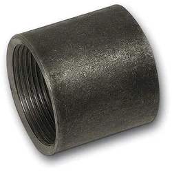 Muffe, schwarz glatt-44160008