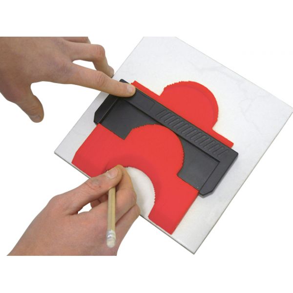 Triuso Konturenlehre Kunststoff, mit 76 Lamellen, 136 x 120 x 38 mm-560780 Triuso Konturenlehre Kunststoff, mit 76 Lamellen, 136 x 120 x 38 mm-560780