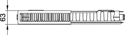 Kermi Flachheizkörper Plan-Kompakt-PK0100304