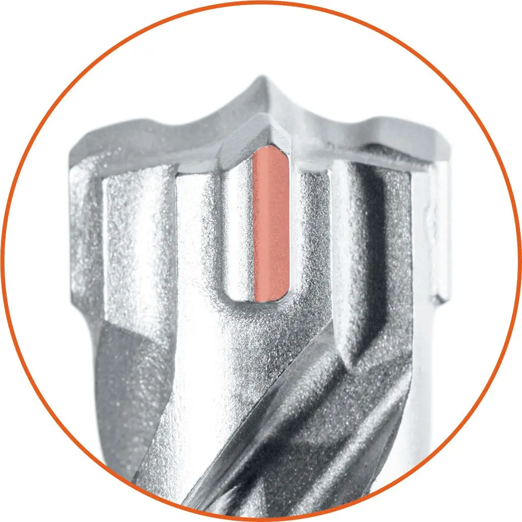 Projahn Hammerbohrer SDS-Max ROCKET 5 5 Crusher, 4-spiralige Wendelgeometrie, für armierten Beton und Mauerwerk-812340