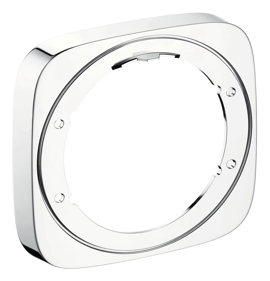 Verlängerungsrosette ibox universal chrom, Fertigset-15597000