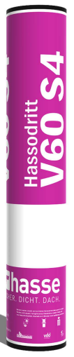 Hassodritt V60 S4 Bitumen-Schweißbahn feinbestreut 5,00 qm /Rolle-23306041