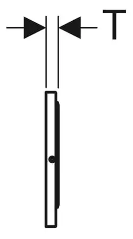 Geberit Betätigungsplatte Sigma10, für Spül-Stopp-Spülung, verschraubbar: gebürstet, easy-to-clean-b-115787SN5