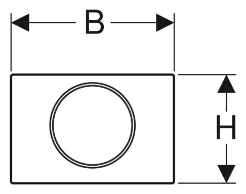 Geberit Betätigungsplatte Sigma10:-115758JT5 Geberit Betätigungsplatte Sigma10:-115758JT5