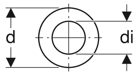 Geberit Flachdichtung für Spülventil für AP-Spülkästen AP025 und AP125: d=58mm 816.179.00.1-816179001