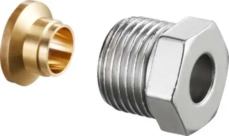 Oventrop Klemmringverschraubung Ofix CEP G 1/2 x 15 mm, für IG, Messing vernickelt-1027155