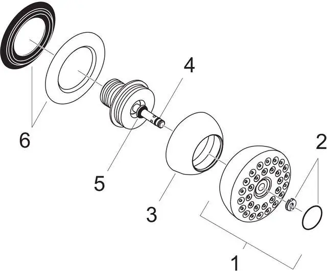 Hansgrohe Seitenbrause Bodyvette 1jet, Normalstrahl, chrom-28466000