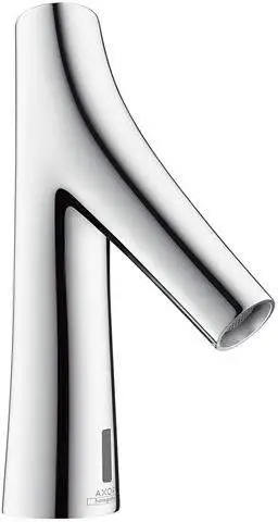 hansgrohe Waschtisch-Armatur Axor Starck Organic chrom, Elektronik, Temperaturvoreinstellung, Netzan-12174000
