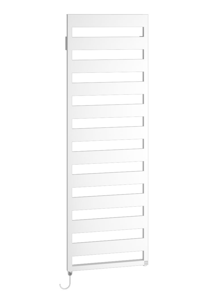 Kermi Bad-Heizkörper Casteo-E 986x500mm, weiß (R 9016), ESet WWS links-CTE1010500101XK