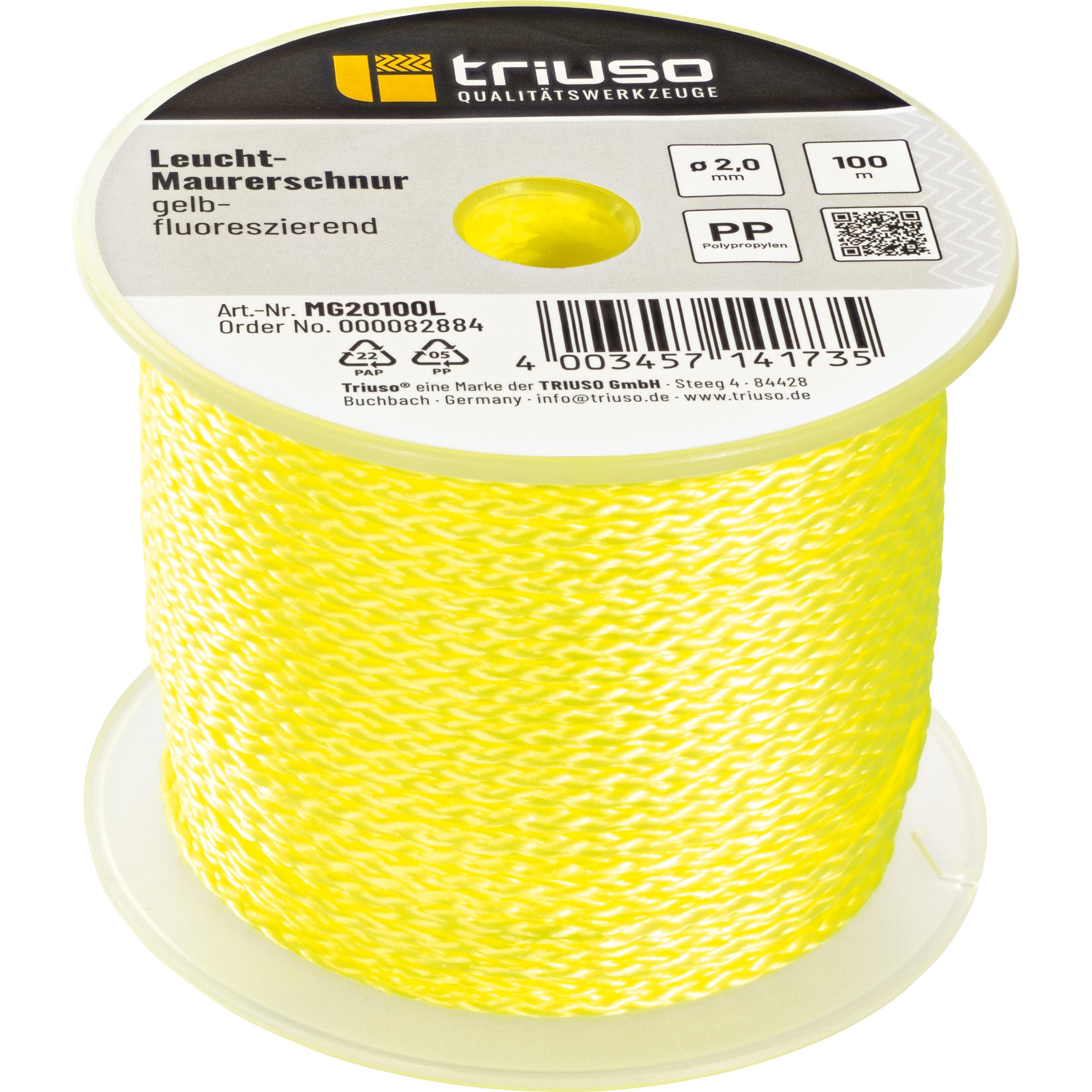 Triuso Leucht-Maurerschnur – 1,7 mm, 50 m MG17050L-MG17050L