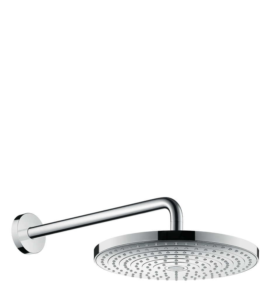 Duschkopf, Regenduschkopf, Chrome, Rund, Wandarm,