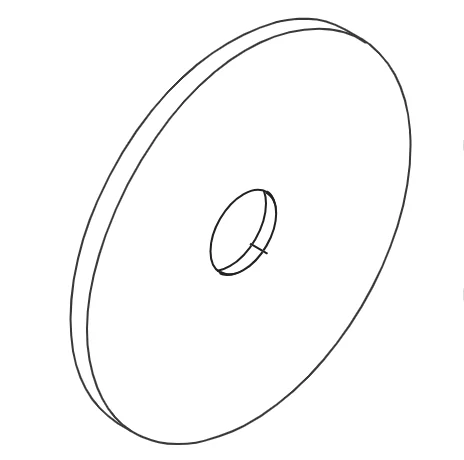 hansgrohe Rosette Axor Starck für Unterputzventil chrom-94354000