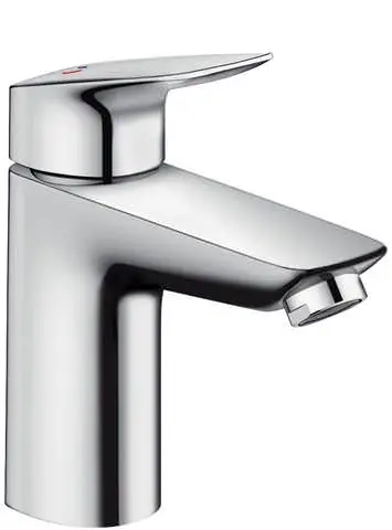 Hansgrohe Waschtisch-Einhebelmischer Logis 100-CoolStart 5 l/min, ohne Ablaufgarnitur, chrom-71103000