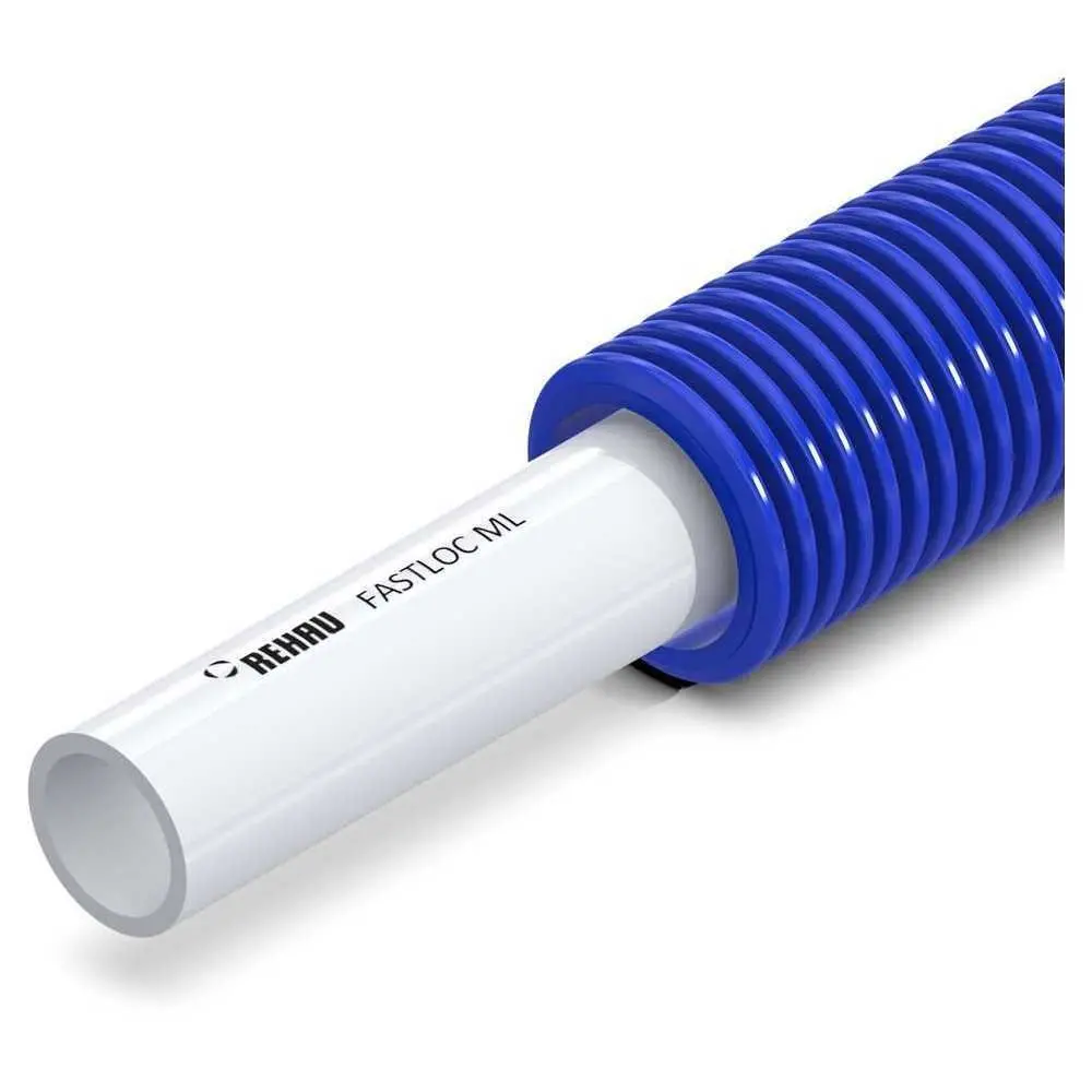 REHAU Universalrohr FASTLOC ML 20 x 2,0 im Schutzrohr blau, Bund 50 m-13603231050