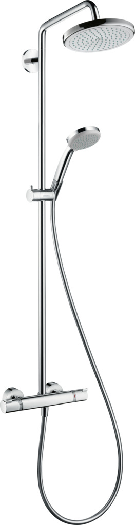 Duschkopf, Regendusche, Handbrause, Chrom, Schlauch,