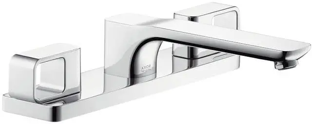 hansgrohe Fertigmontageset Axor Urquiola 3-Loch-Wannenarmatur, Ausladung 198 mm, chrom-11436000