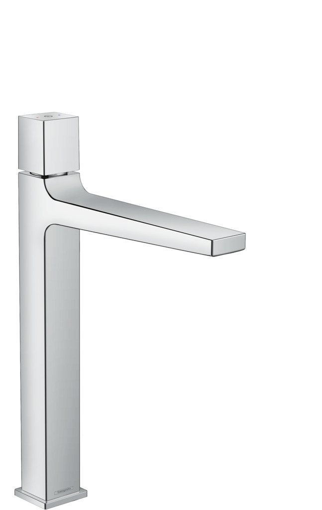 Waschbeckenarmatur, Einhebelmischer, Chrom, Säule, Einhebel?,