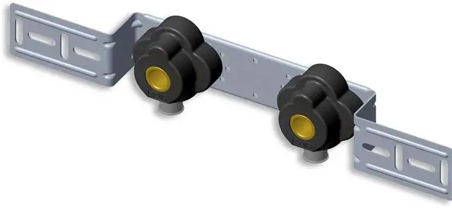 Roth Wandsch.-Set RIS Typ I/SE (100/153) 17 mm x 1/2" IG, Stichm. 153 mm, Messing -1135006228