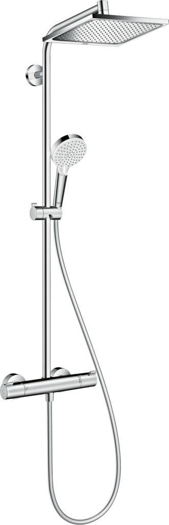 Duschkopf, Regenduschkopf, Handbrause, Duschsystem, Chrom,