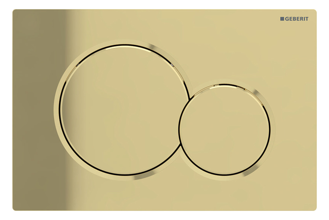 Geberit Betätigungsplatte Sigma01 edelmessing galvanisiert 115.770.DT.5-115770DT5