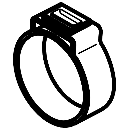 hansgrohe 1-Ohr Klemme Pharo 018,0-706R Set-97551000