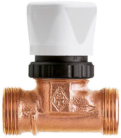 IMI Vorlauf-Regulierventil mit Handregulierkappe, G 3/4 AGxG 3/4 AG, Durchgang-1308-02.000