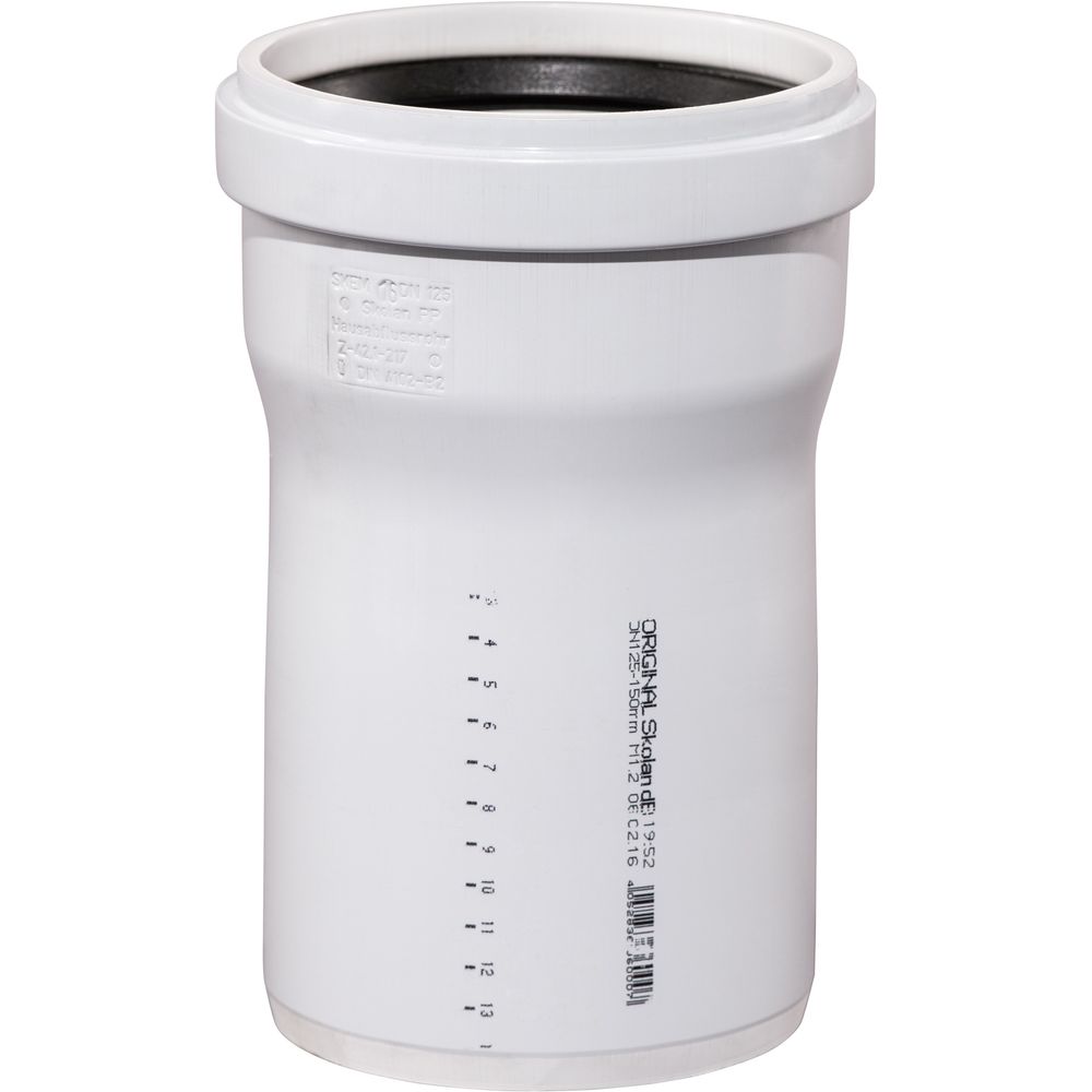 Ostendorf SKOLANsafe-Rohr EM DN/OD 135, 150mm, mit Muffe-336000