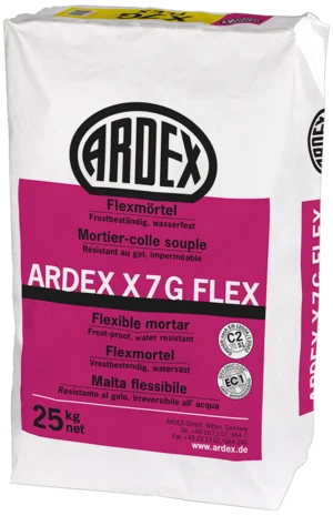 Ardex X7G Flex Flexmörtel grau, a 25 kg Sack-54101 Ardex X7G Flex Flexmörtel grau, a 25 kg Sack-54101