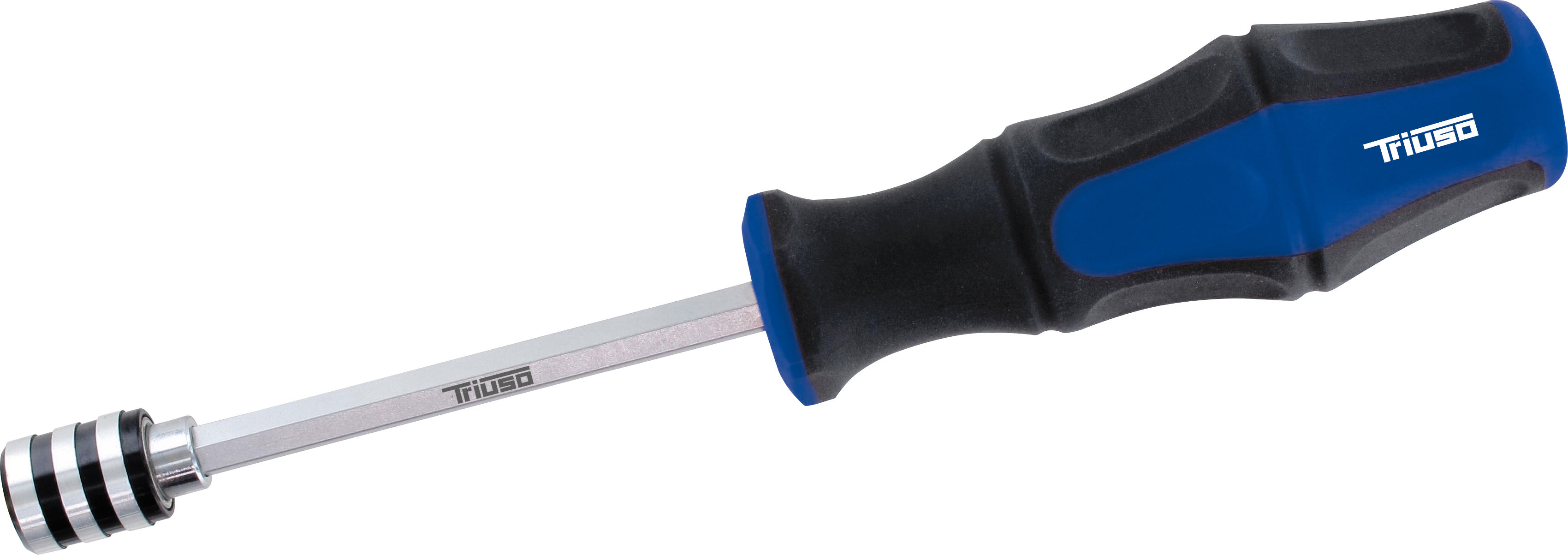 Triuso BIT-Schraubendreher 2K-Griff, Magnethalterung, 220 mm, Aufnahme 1/4"-82621