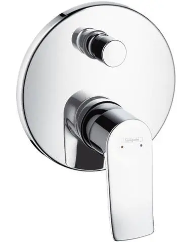 Hansgrohe Fertigmontageset Metris UP-Wannen-Einhebelmischer, mit Sicherungskombination, chrom-31487000