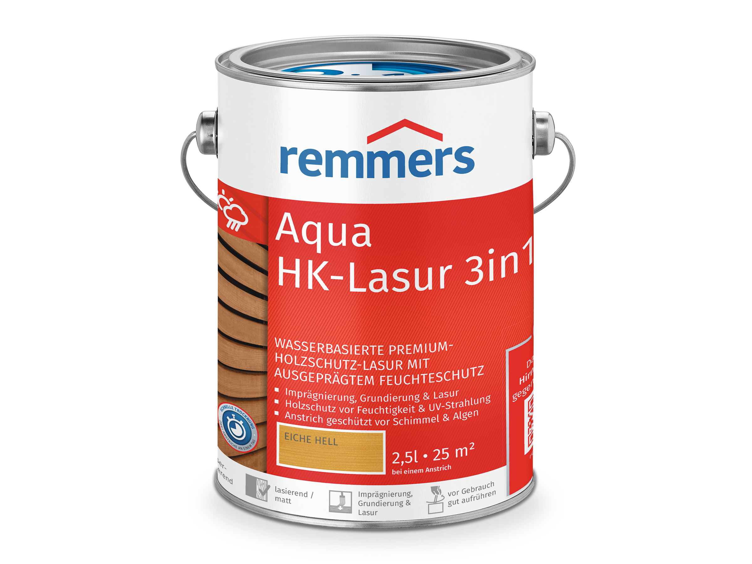 Remmers HK-Lasur 3in1 [plus] – Farblos (2,5 Liter)-543203