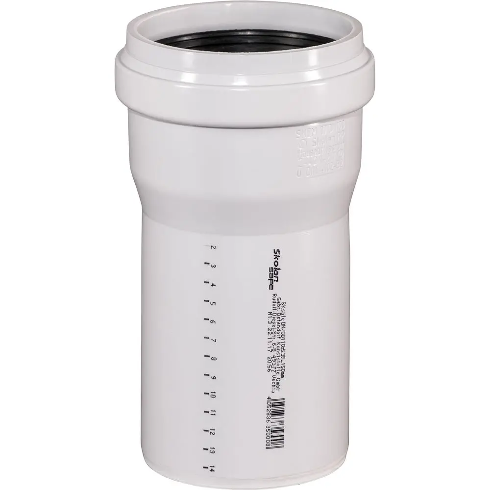 Ostendorf SKOLANsafe-Rohr EM DN/OD 110, 150mm, mit Muffe-335000