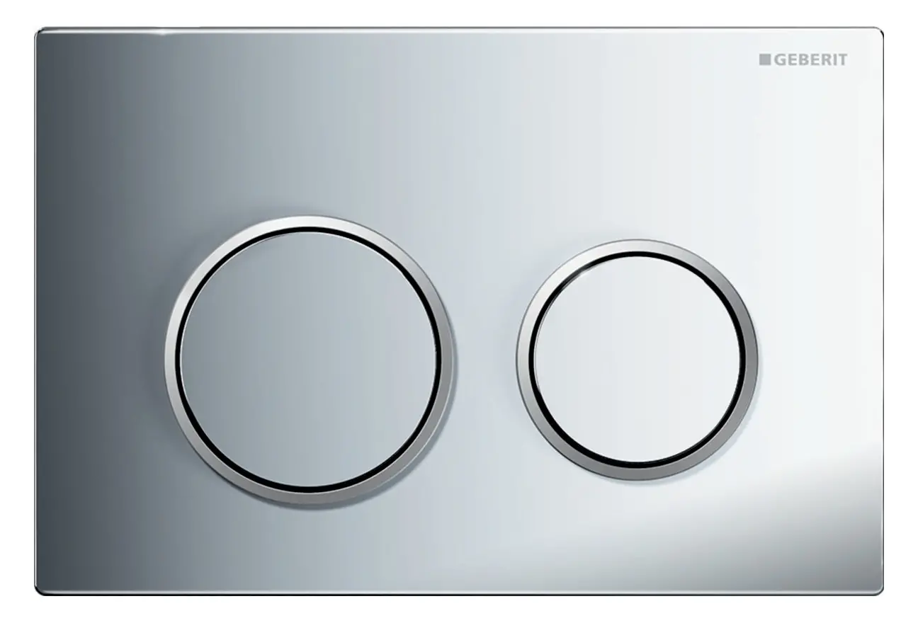 Geberit Betätigungsplatte Kappa21: hochglanz-verchromt, mattverchromt 115.240.KH.1-115240KH1