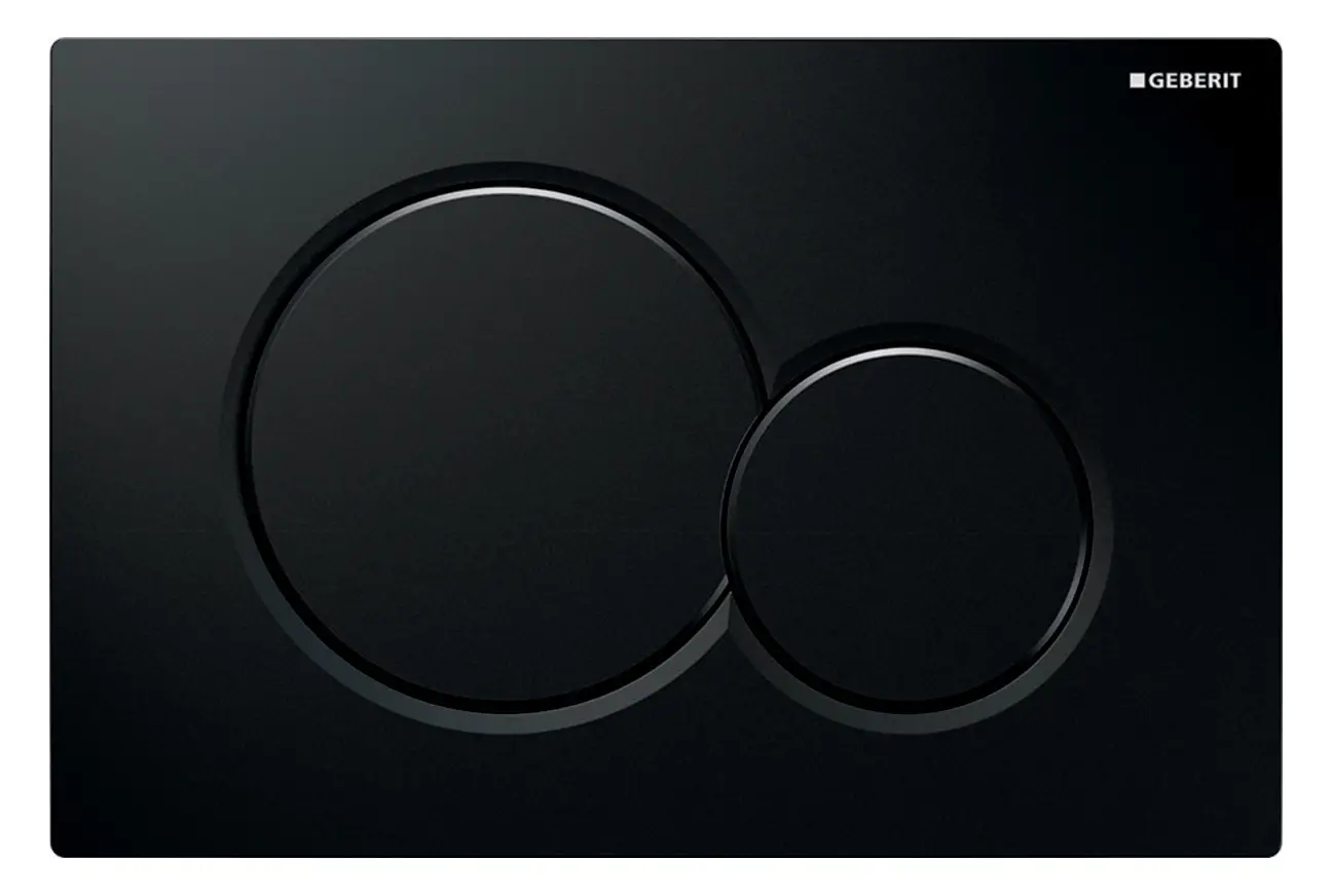 Geberit Betätigungsplatte Sigma01 tiefschwarz RAL 9005 115.770.DW.5-115770DW5