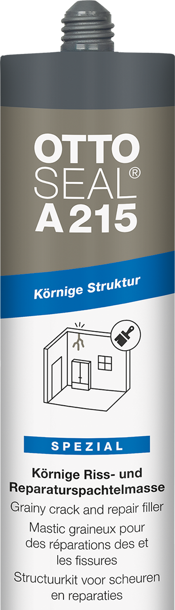 Ottoseal Acryl A215 weiß, 310 ml, Körniger Riss- und Reparaturspachtel-A215-04-C01 Ottoseal Acryl A215 weiß, 310 ml, Körniger Riss- und Reparaturspachtel-A215-04-C01