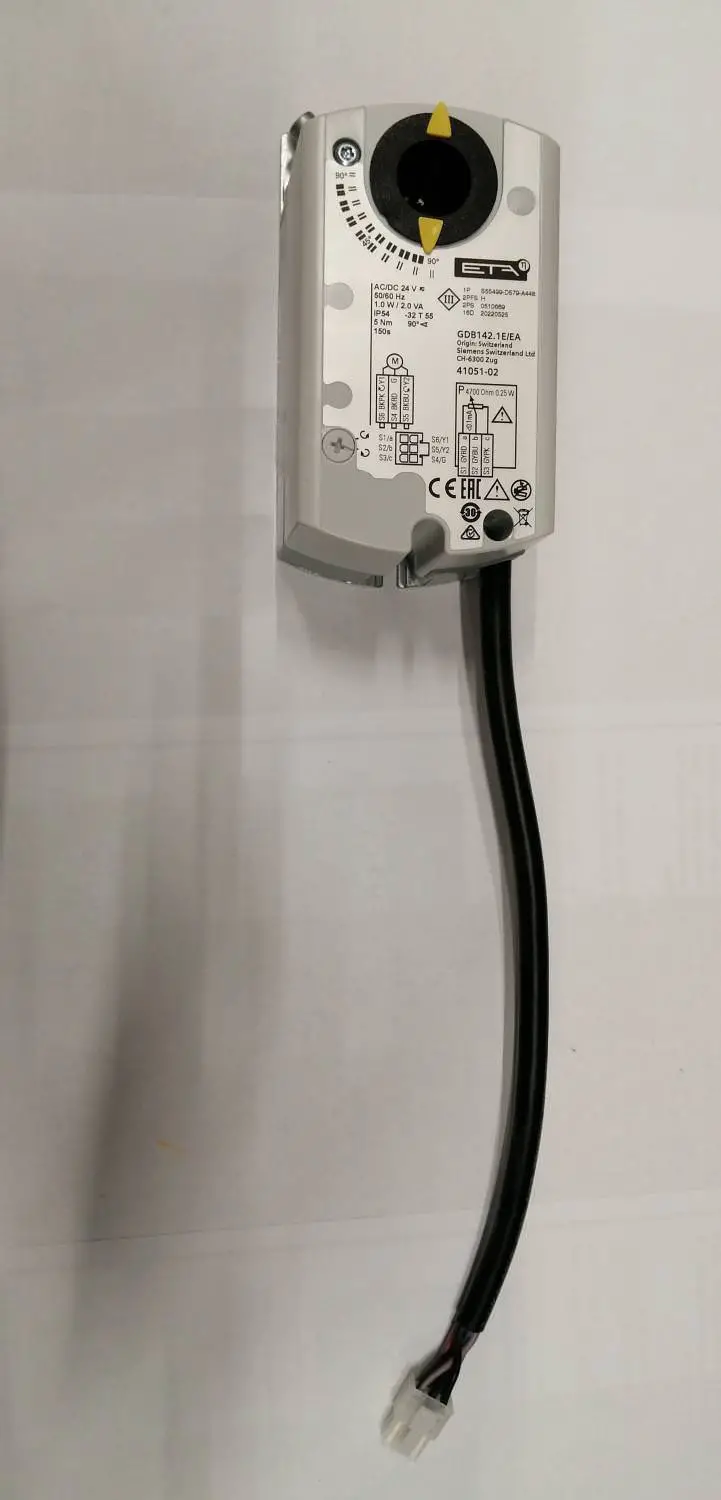 ETA Stellantrieb Siemens GDB142.1E/EA 5Nm 24V Auf-Zu mit Kabel 30cm kompl. mit MOLEX-Stecker 6 polig-41051-02