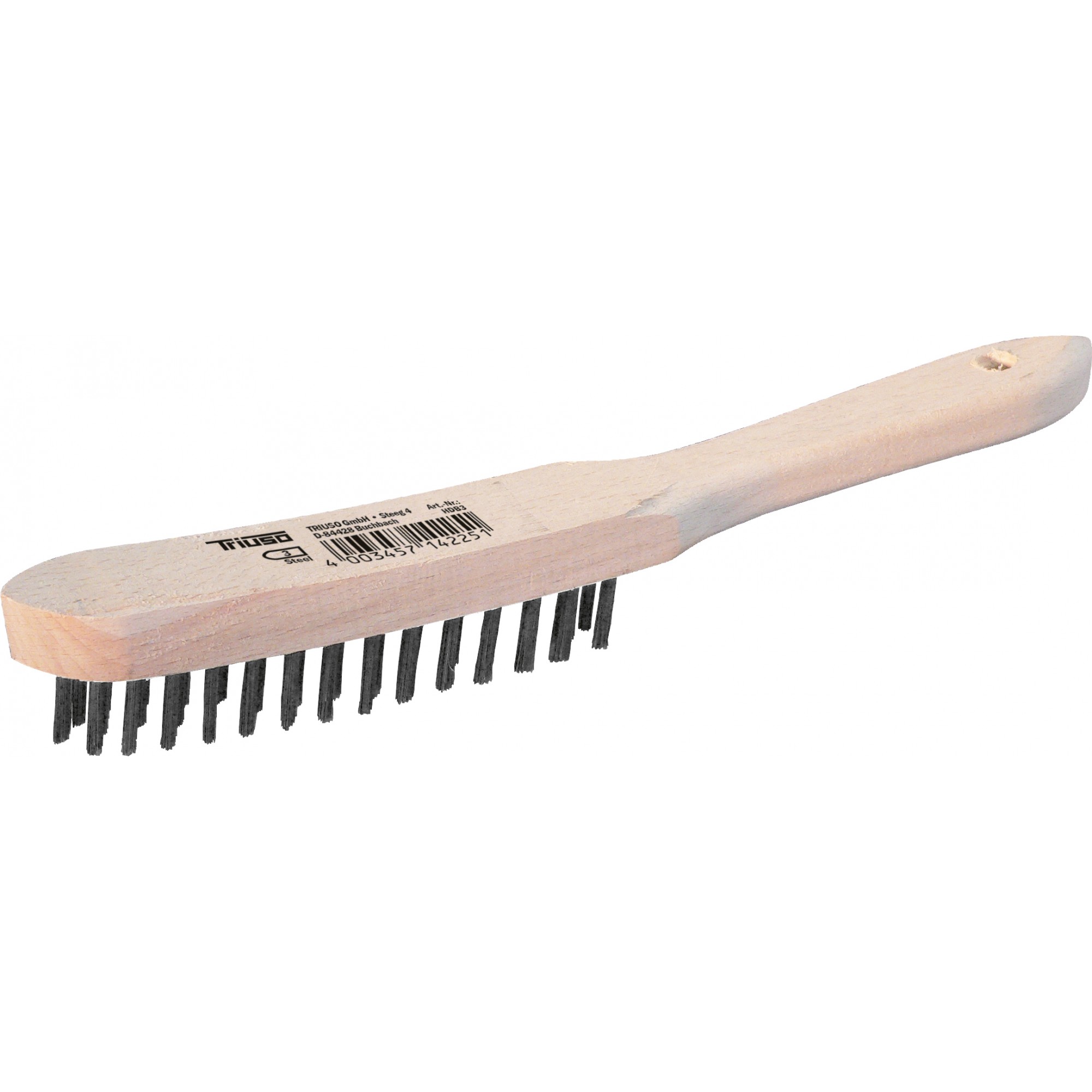 Triuso Handdrahtbürste – 28 cm, 4-reihig HDB4-HDB4