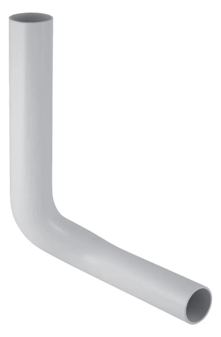 Geberit Spülbogen 90Gr, 28 x 21 cm, rechts gekröpft: d=50mm, A=6cm, weiß-alpin 118.112.11.1-118112111