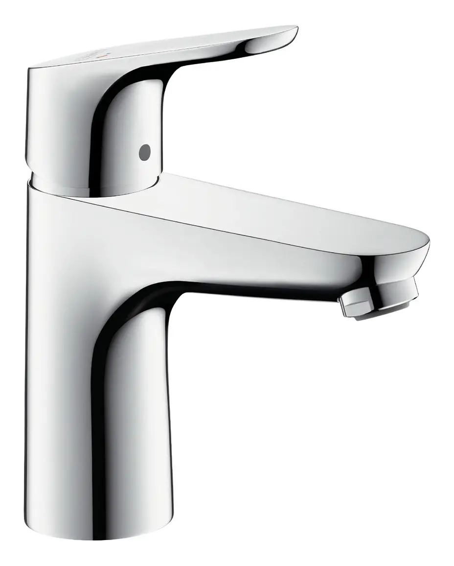 Hansgrohe Waschtisch-Einhebelmischer Focus CoolStart 100 EcoSmart 5 l/min, Kaltwasser in Mittelstellung, chrom-31621000
