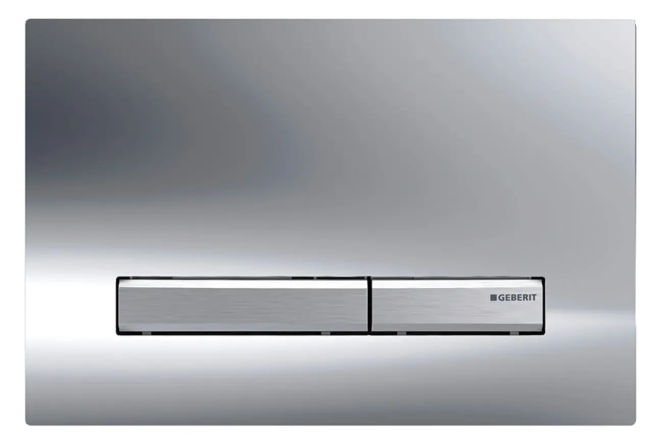 Geberit Betätigungsplatte Sigma50 hochglanz-verchromt/verchromt 115.788.21.2-115788212