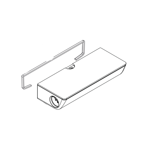 hansgrohe AP-Haube Showerpipe Raindance Select E 360 weiss chrom-98478400