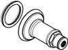 hansgrohe Griffsockel Axor Montreux 3-Loch Waschtischarmatur Wand, brushed nickel-98578820