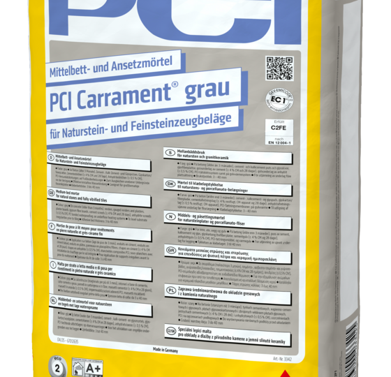 PCI Carrament grau 25kg Mittelbett- und Ansetzmörtel-140450