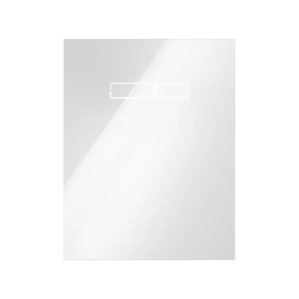 TECE Betätigungsplatte TECElux Glas weiß, sen-Touch Elektronik-9650002
