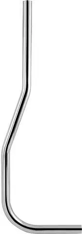 ASW Spülrohr verchromt, 28/26x200x600mm, DN 20, 3/4", für Druckspüler
