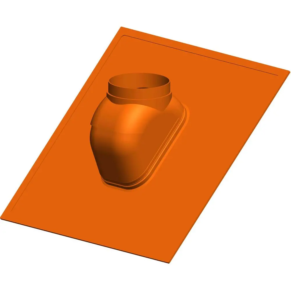 ATEC Schrägdachpfanne 25Grad-45Grad, 450 x 450 mm, ziegelrot-01561