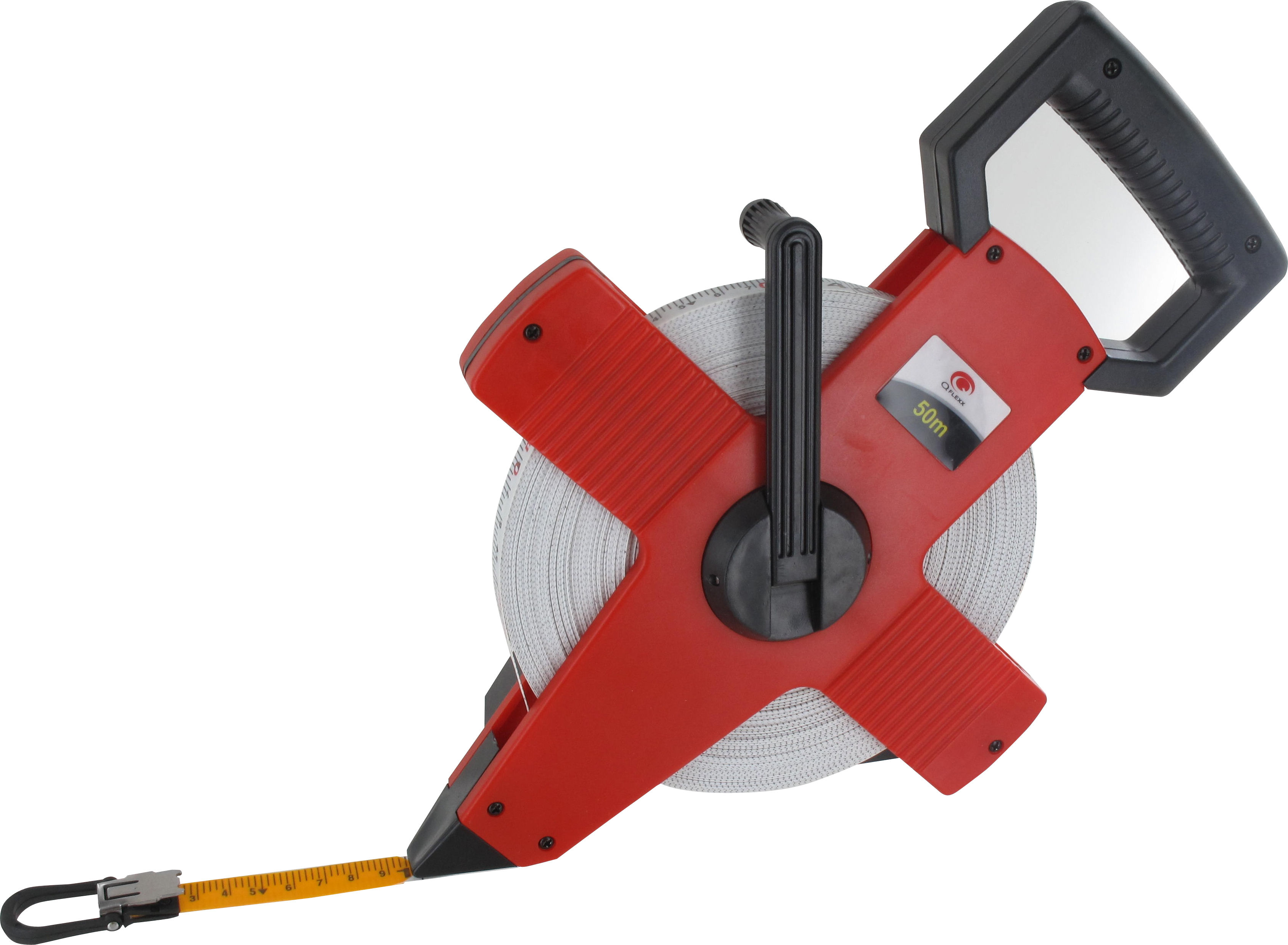 Triuso Rahmenbandmaß Fiberglas Maßband mit beidseitiger metrischer Einteilung, 13 mm x 50 m-314126YFR Triuso Rahmenbandmaß Fiberglas Maßband mit beidseitiger metrischer Einteilung, 13 mm x 50 m-314126YFR