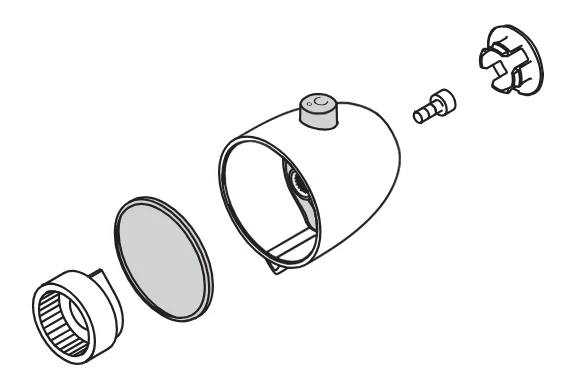 hansgrohe Thermostatgriff Ecostat 2001 satinox-96225810